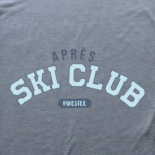 Apresski Club Typo T-shirt - Sport Grey - cover