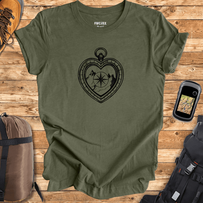 "Heart's Compass" T-shirt