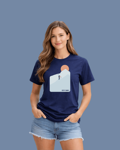 Keep It Simple Ski Walk T-shirt