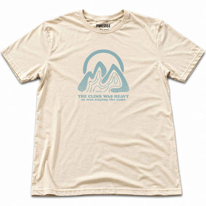 The Climb Was Heavy T-shirt - Natural