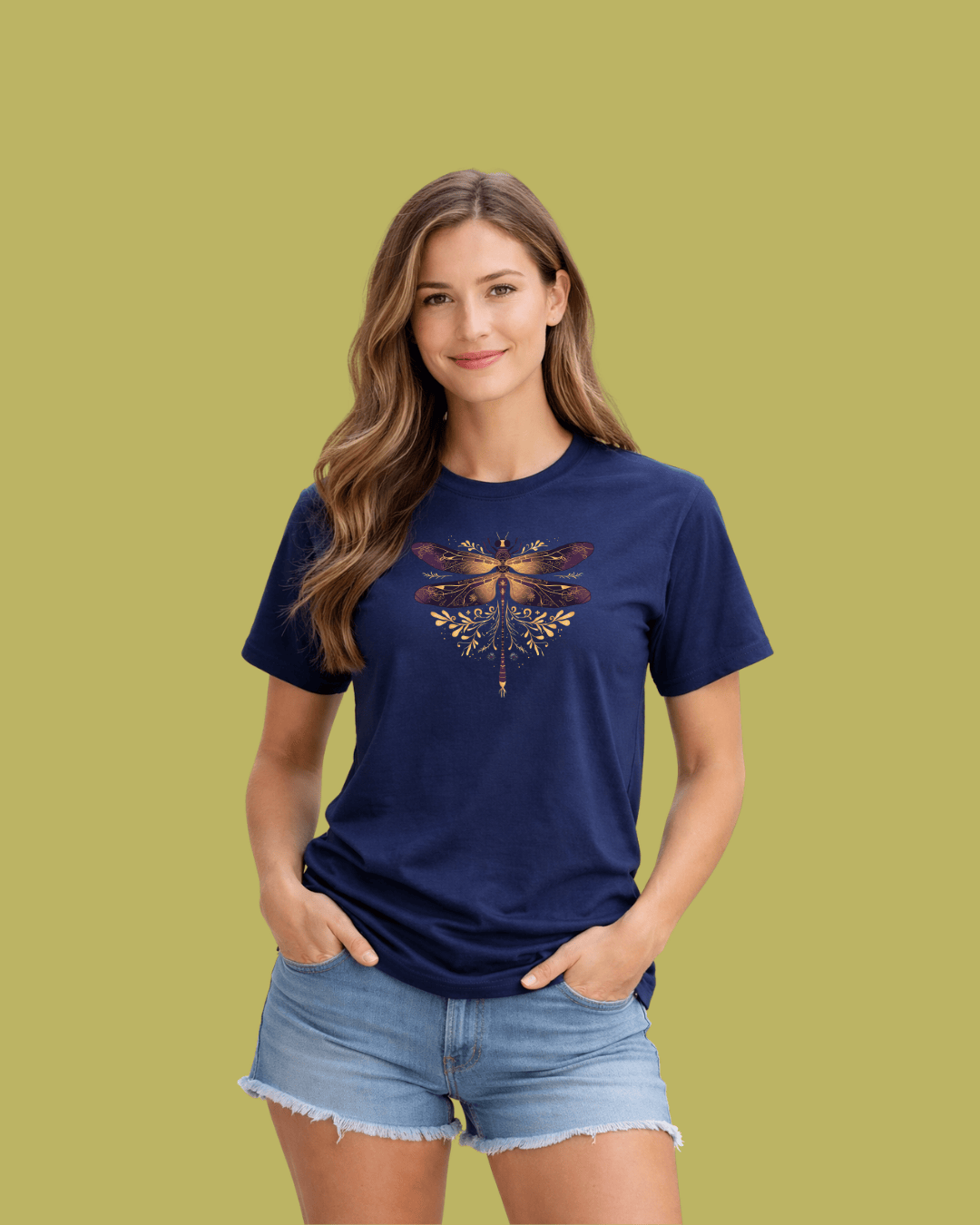 Gold DragonFly T-shirt
