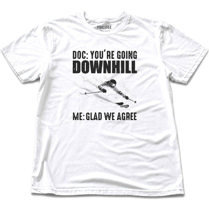 Doc Downhill T-shirt - White