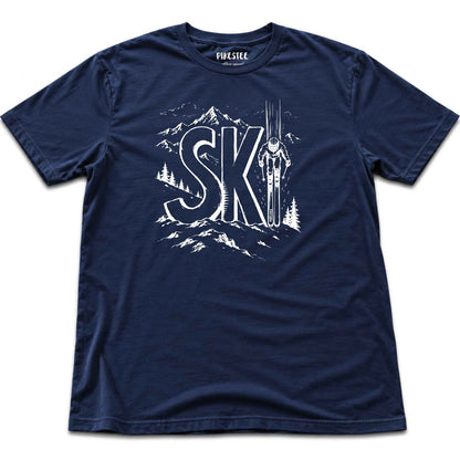 Ski T-shirt - Navy