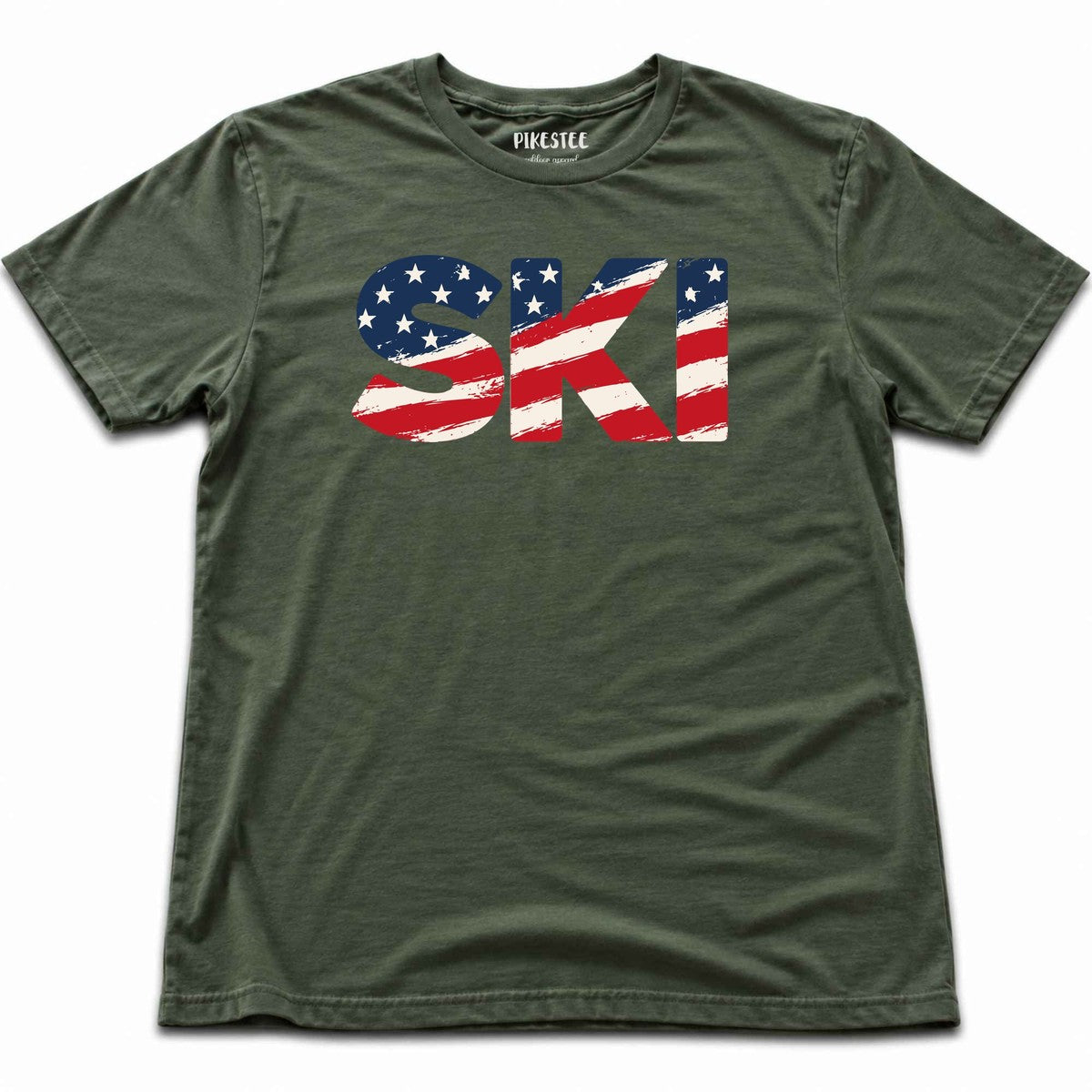 Skitypo U S A T-shirt - Military Green