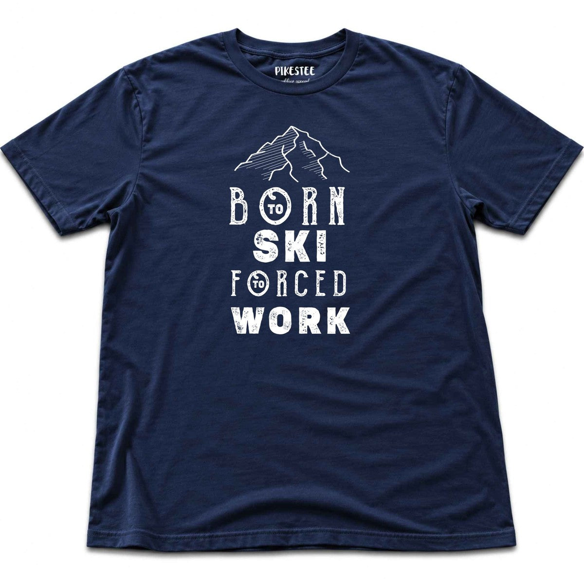 Born To Ski T-shirt - Navy