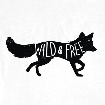 Wild and Free Fox Graphic T-shirt