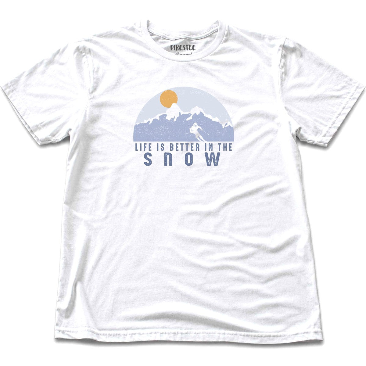 Life Is Better In The Snow T-shirt - White