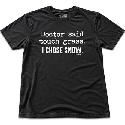 Doctor Said Snow T-shirt - Black