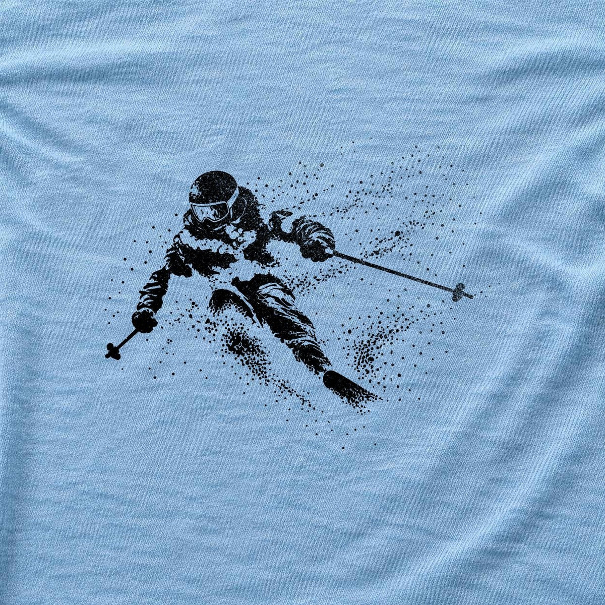 Down Hill Slalom T-shirt - Light Blue - hero