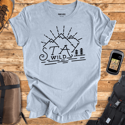 "Stay Wild" graphic T-shirt