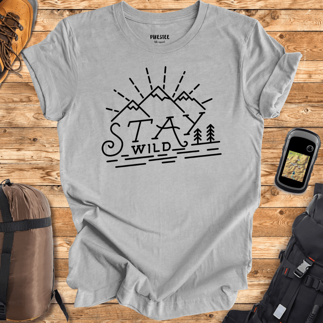 "Stay Wild" graphic T-shirt