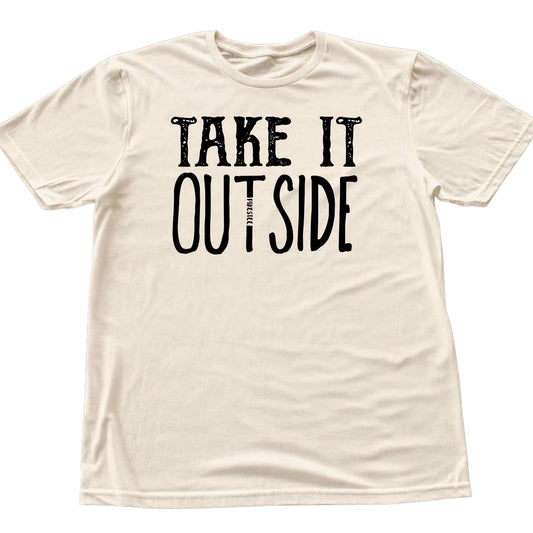 Take It Outside Typo T-shirt
