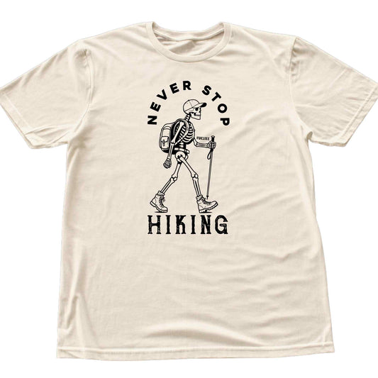 Never Stop Hiking T-shirt