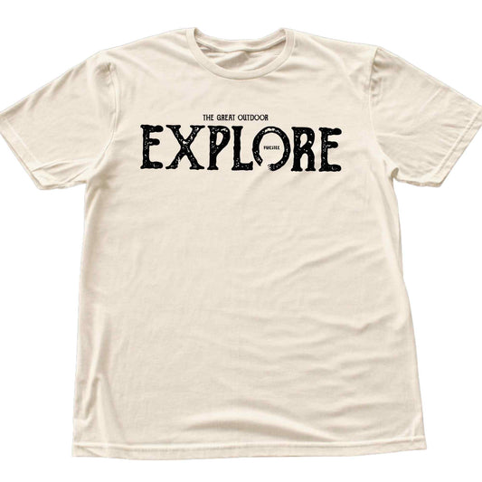 Explore The Great Outdoor Typo T-shirt