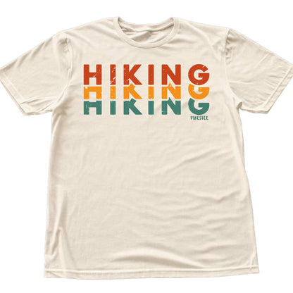 Hiking Colors Typo T-shirt