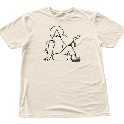 Hiker Mascot, Wander more T-shirt