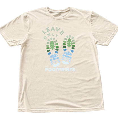 Leave Only FootPrints T-shirt