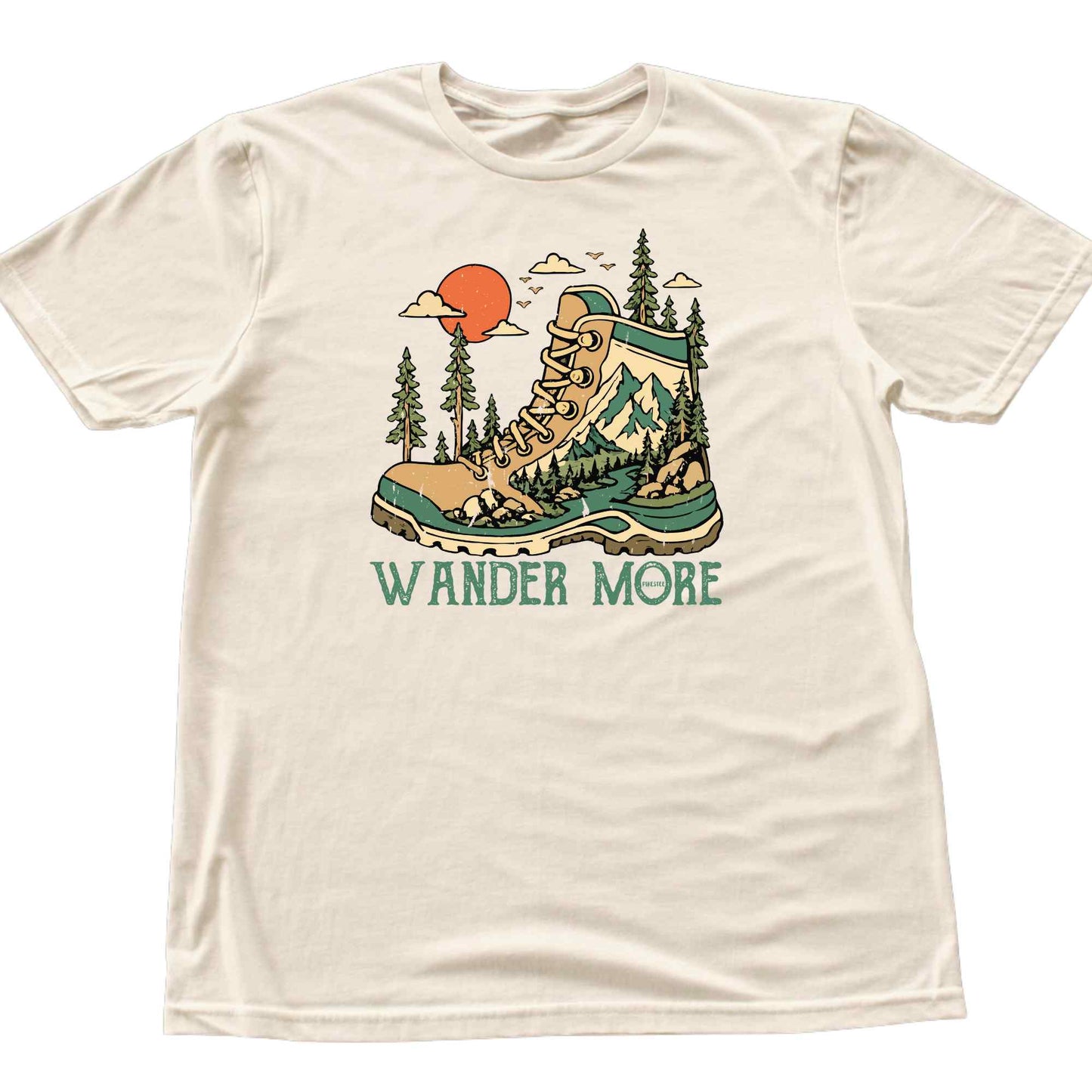 Wander More Boots  T-shirt