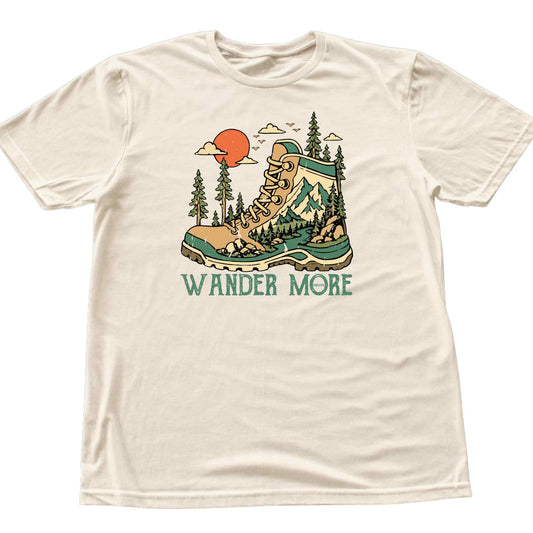 Wander More Boots  T-shirt
