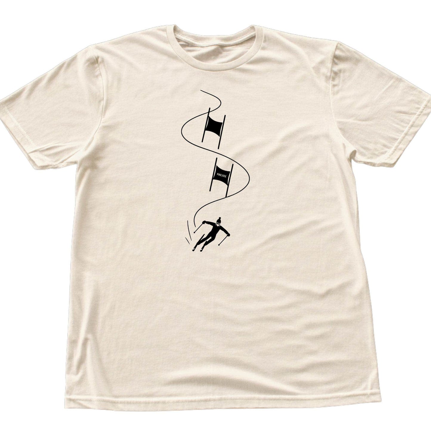 Cartoon Ski Slalom T-shirt