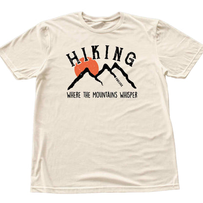 Hiking Where The Mountains Whisper T-shirt