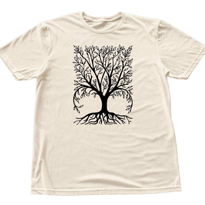 Squared Tree and Roots T-shirt