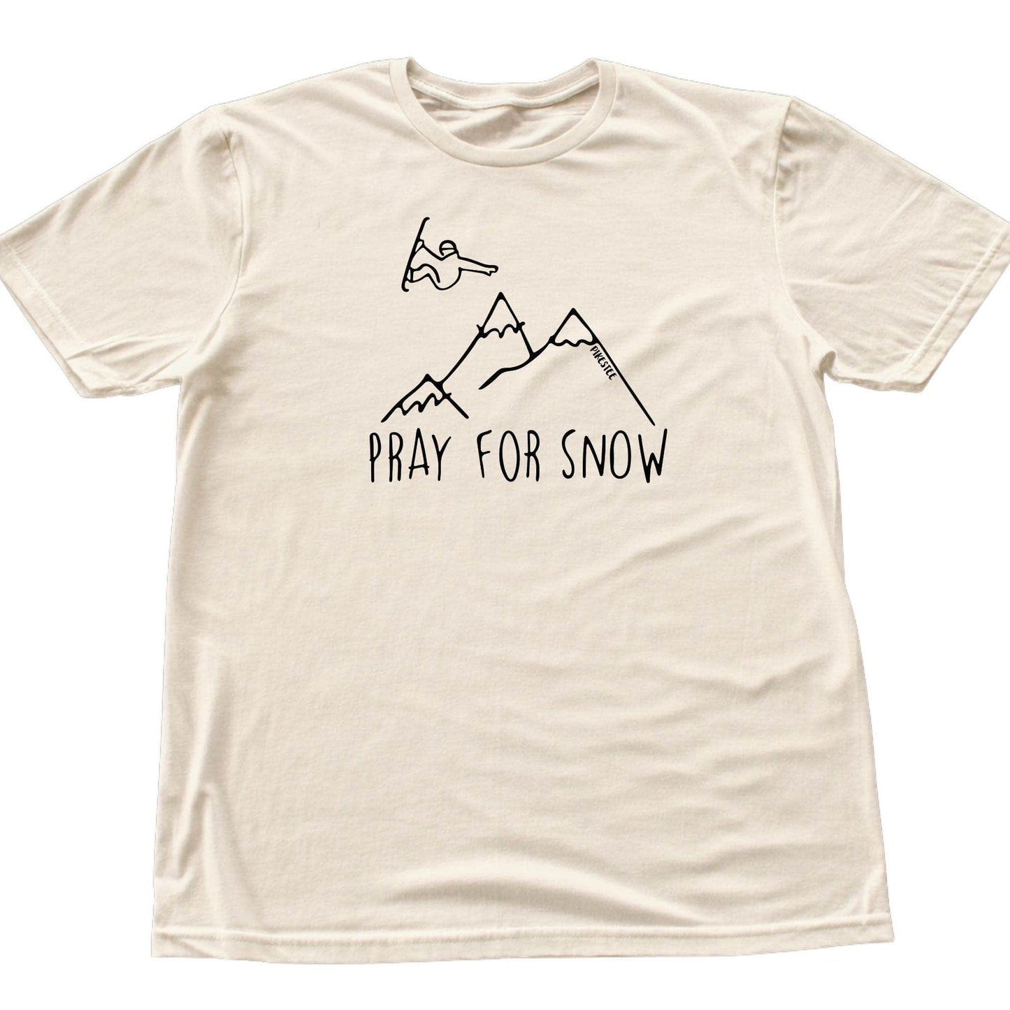 Pray For Snow Snowboard T-shirt