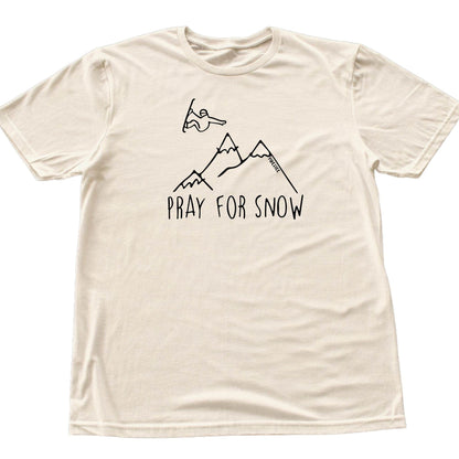 Pray For Snow Snowboard T-shirt