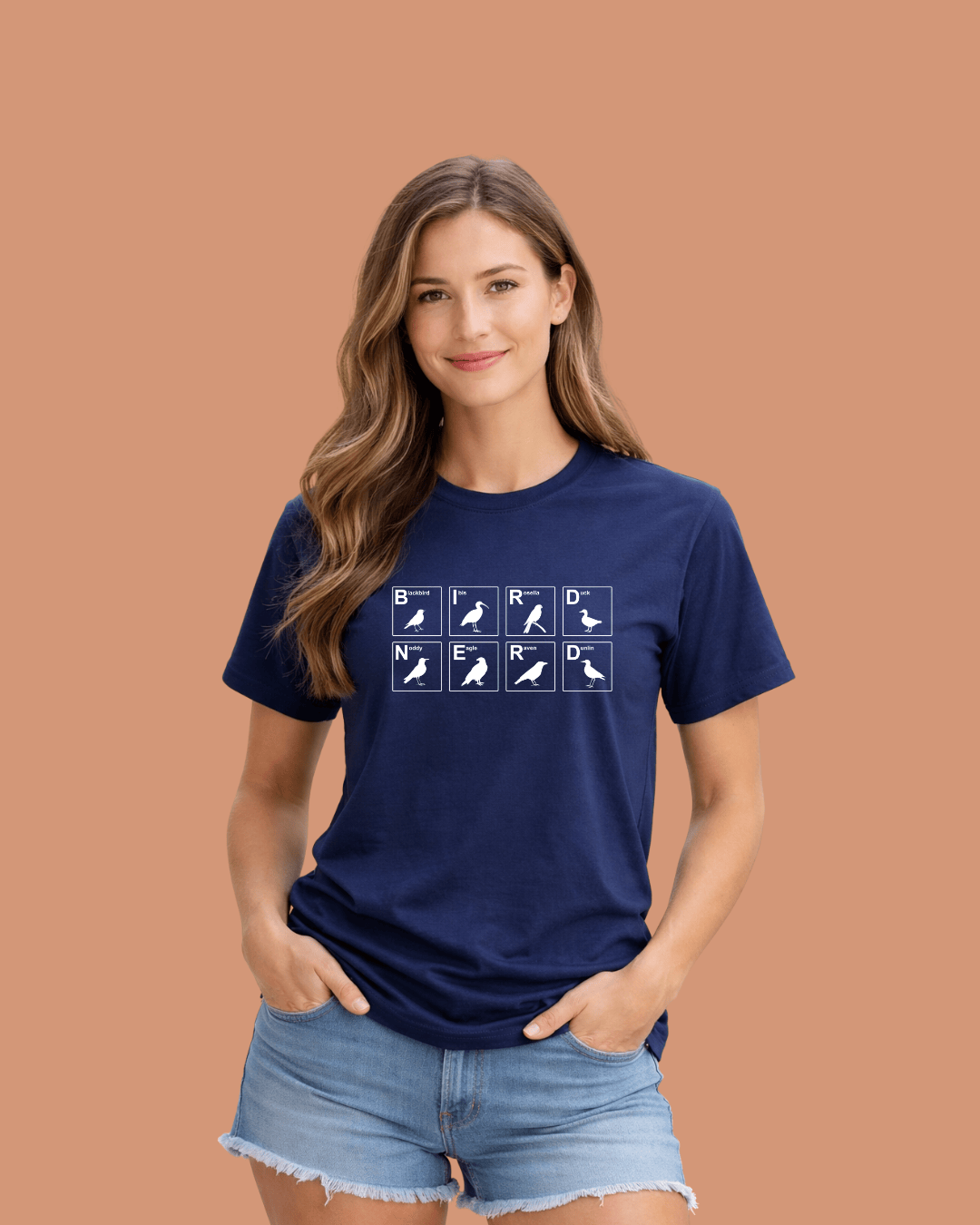 Bird Nerd Nomenclature T-shirt