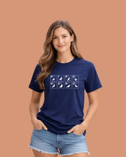 Bird Nerd Nomenclature T-shirt