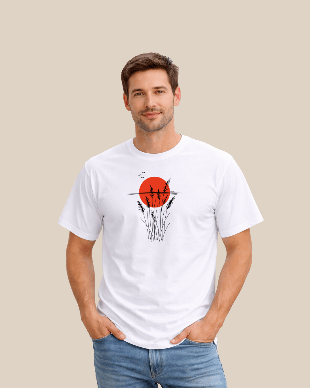 Tall Grass Landscape T-shirt