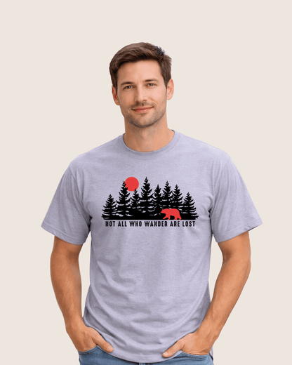Not all Who Wander Are Lost Bear T-shirt