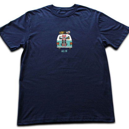 All In Van Ski T-shirt - Navy