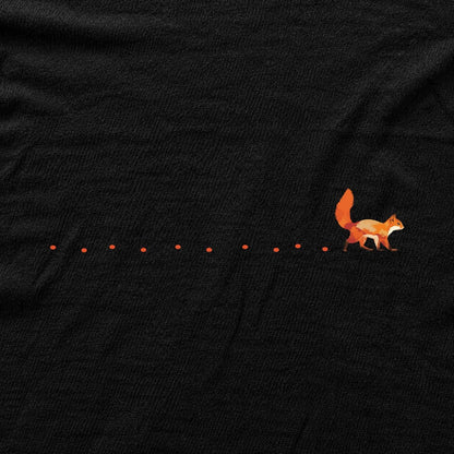 Colorfull Squirel Path T-shirt - Black - hero
