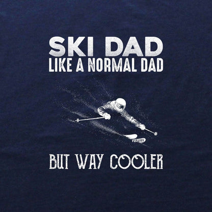 Ski Dad Flow T-shirt - Navy - hero