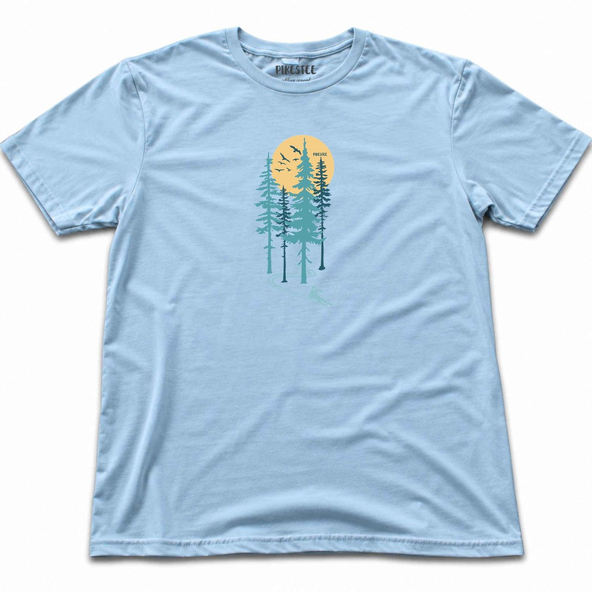 Ski Man Freeride T-shirt - Light Blue