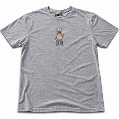 Ski Bear T-shirt - Sport Grey