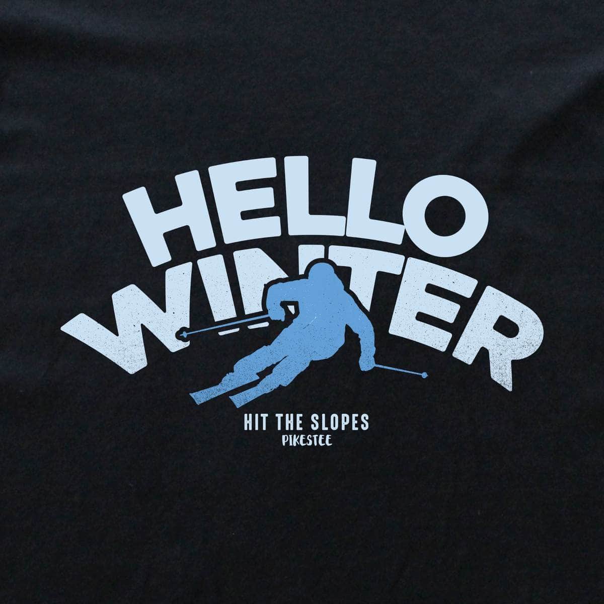 Hello Winter T-shirt - Black - cover