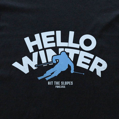 Hello Winter T-shirt - Black - cover