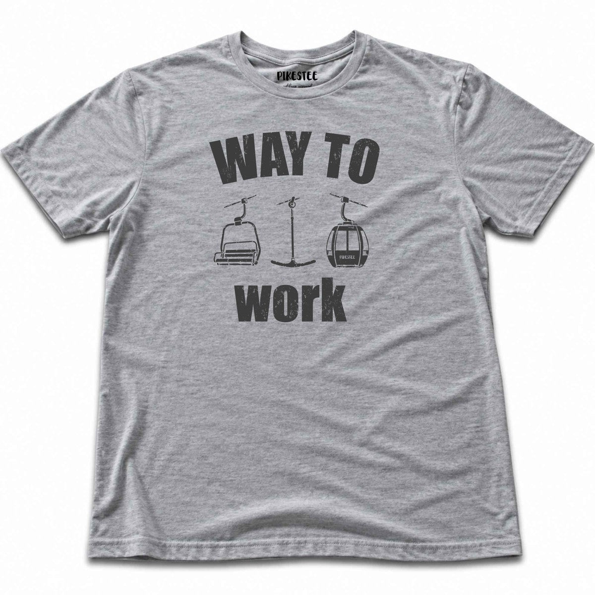 Way To Work Chair T-shirt - Sport Grey
