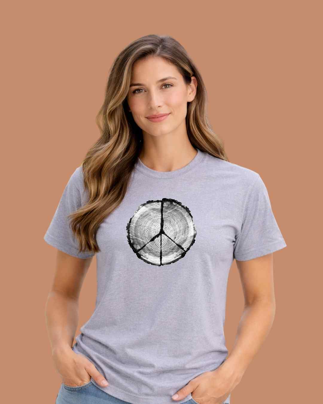 Peace Wood T-shirt
