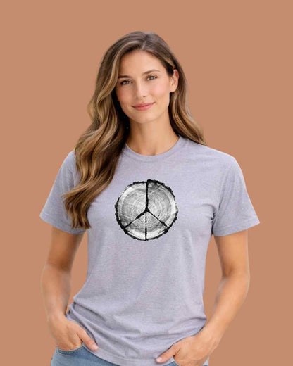 Peace Wood T-shirt