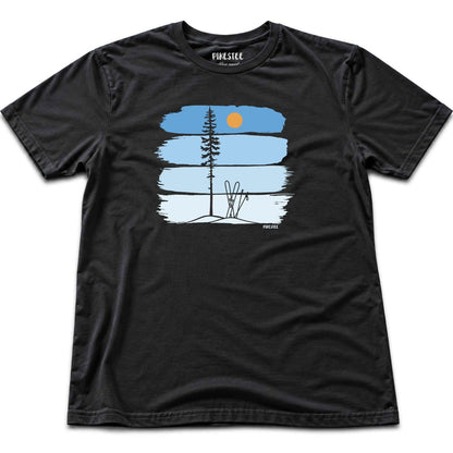Gradient Ski Best Spot T-shirt - Black