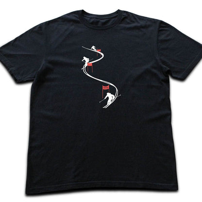 Ski Flags T-shirt - Black