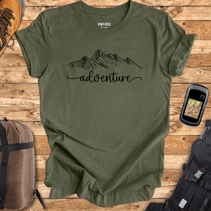 "Adventure" graphic T-shirt