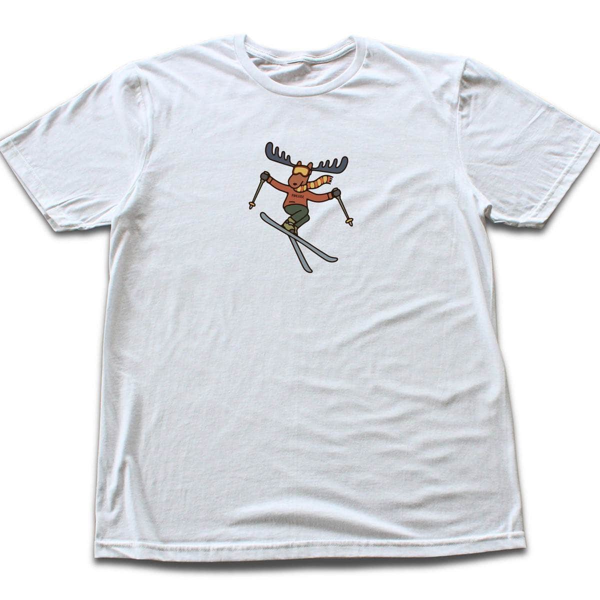 Moose Jump T-shirt - White