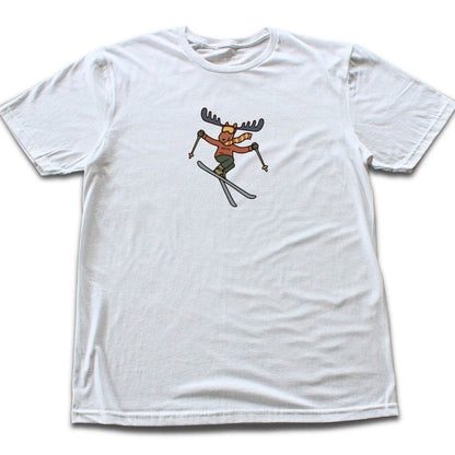 Moose Jump T-shirt - White