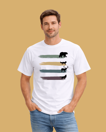 Wild Animals Paths T-shirt
