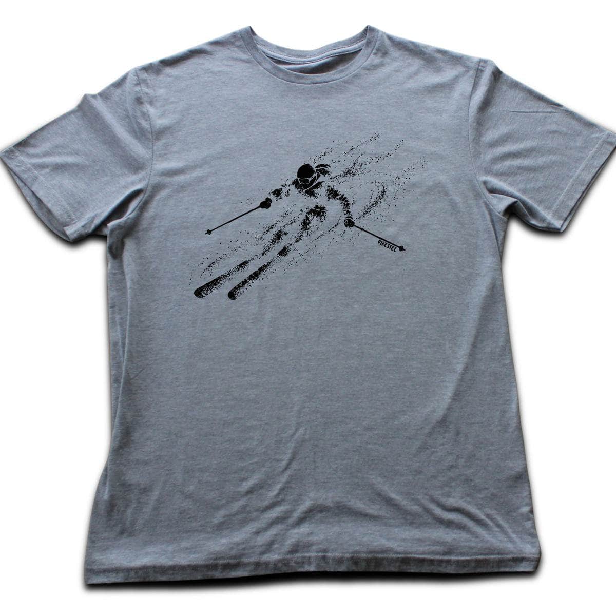 Skier Flow Descent T-shirt - Sport Grey