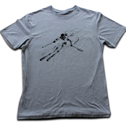 Skier Flow Descent T-shirt - Sport Grey
